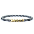 Metallic bracelet
