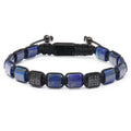 Lapis lazuli beaded bracelet