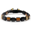 tiger eye beaded bracelet