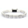 White beaded bracelet
